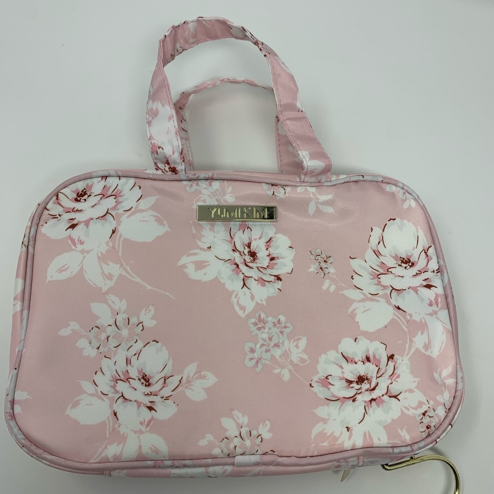 Yumi Kim Pink Flowered Make-Up Bag